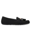 Aerosoles Deanna Tassel Loafer In Black Faux
