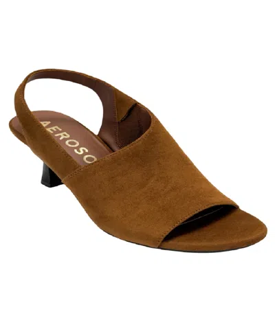 Aerosoles Women's Dear Dress Heeled Sandals In Brown