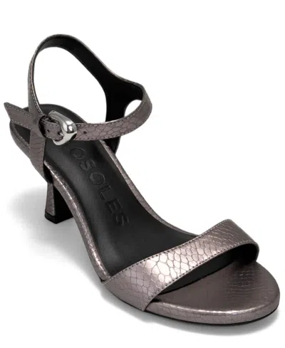 Aerosoles Women's Divia Open Toe Dress Sandals In Gray