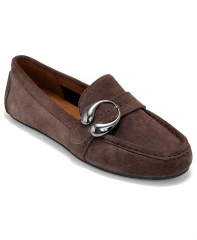 Aerosoles Women's Don Slip-on Casual Loafers In Java Suede