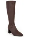 Aerosoles Women's Eliel Dress Boot In Brown