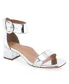 Aerosoles Women's Eliza Sandal In Silver Mirror Metallic Polyurethane