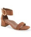 Aerosoles Women's Eliza Sandal In Tan Suede