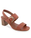 Aerosoles Ellazia Slingback Sandal In Ginger Bread Polyurethane