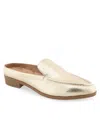 Aerosoles Enright Moc Toe Mule In Soft Gold Polyurethane