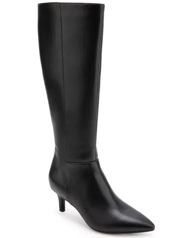 Aerosoles Women's Epic Kitten Heel Tall Boot In Black