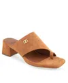 Aerosoles Etta Sandal In Tan Suede