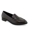 Aerosoles Everest Loafer In Java Crocodile Faux Leather-polyurethane