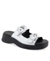 AEROSOLES WOMEN'S FAITH ROUND TOE FLATFORM SANDALS