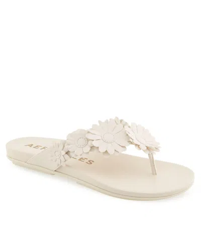 AEROSOLES WOMEN'S FARRAH ROUND TOE THONG SANDALS