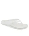 Aerosoles Fisher Sandal In White Faux Leather