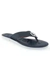 Aerosoles Galen Flip Flop In Black Polyurethane