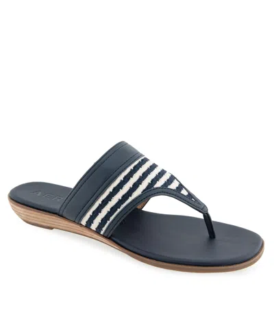 Aerosoles Women's Gesa Round Toe Thong Sandals