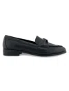 Aerosoles Ellis Ruched Strap Flat In Black