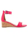 Aerosoles Willis Wedge Heel Sandal In Virtual Pink