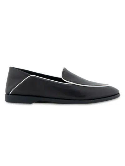 Aerosoles Bay Pipe Trim Loafer In Black