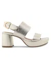 Aerosoles Women's Icon Camilia Block Heel Platform Sandals In Soft Gold