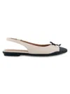 Aerosoles Donna Cap Toe Slingback In Cream