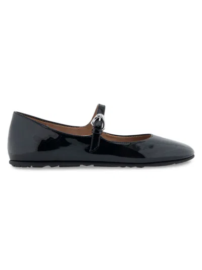 Aerosoles Women's Icon Perry Patent Mary Jane Ballet Flats In Black
