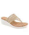 AEROSOLES WOMEN'S IVIE ROUND TOE WEDGE SANDALS