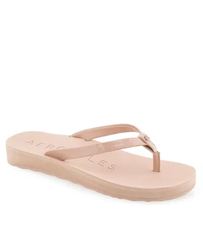 AEROSOLES WOMEN'S JACE ROUND TOE THONG SANDALS