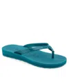 Aerosoles Jace Flip Flop In Teal