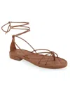 Aerosoles Women's Jacky Strappy Sandals In Tan Polyurethane Leather