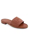 Aerosoles Jilda Slide Sandal In Ginger Bread Leather