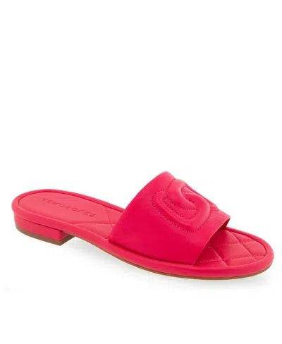 Aerosoles Women's Jilda Slip-on Sandals In Virtual Pink Leather