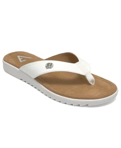 Aerosoles Women's Jordyn Slip-on Flip Flop Sandals In White