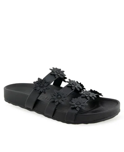 AEROSOLES WOMEN'S LEFLOR ROUND TOE FLATFORM SANDALS