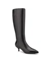 Aerosoles Loano Knee High Boot In Black Smooth Leather