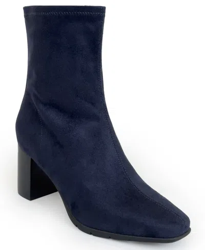 Aerosoles Women's Miley Dress Booties In Blue