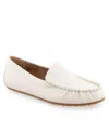 Aerosoles Over Drive Loafer In Eggnog Snake Patent Polyurethane