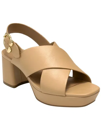 Aerosoles Women's Pura Open Toe Platform Sandals In Brown