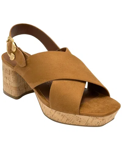 Aerosoles Women's Pura Open Toe Platform Sandals In Brown
