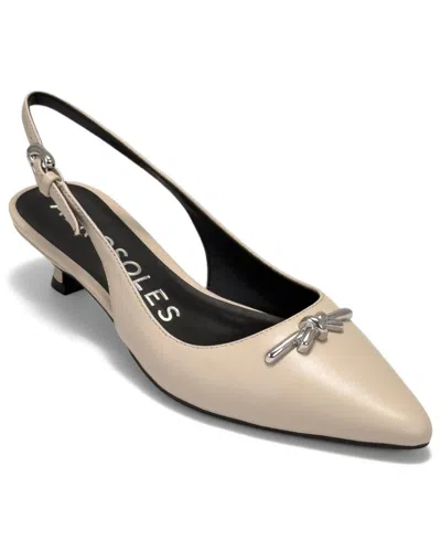 Aerosoles Women's Raya Knot Slingback Dress Pumps In Stone Leather