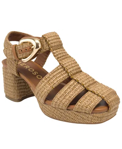 Aerosoles Women's Soave Square Toe Platform Sandals In Brown