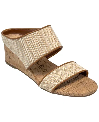 Aerosoles Women's Wheeler Strap Wedge Sandals In Brown