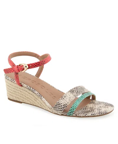 Aerosoles Women's Witt Round Toe Wedge Sandals