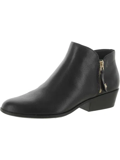 Aerosoles Collaroy Boot-ankle Boot In Black Burnished Leather
