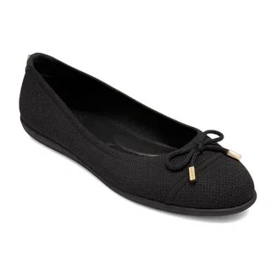 Aerosoles Womens Round Closed Toe Ballet Flats In Black