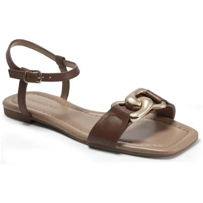 Aerosoles Yoyo Womens Embellished Buckle Ankle Strap In Animal Print