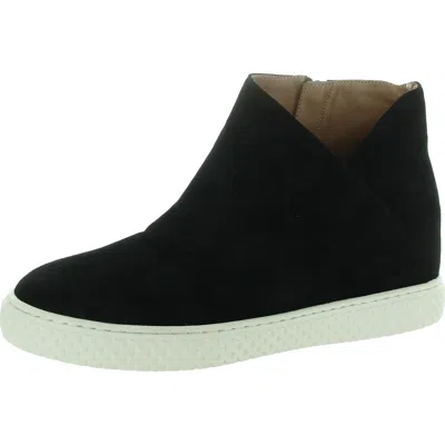 Aerosoles Zia Womens Cut-out Suede Booties In Black