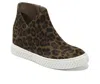 Aerosoles Zirah Boots Women's Brown Leopard Slip-on Ankle Bootie Jobb1331 In Animal Print