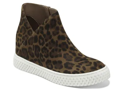 Aerosoles Zirah Boots Women's Brown Leopard Slip-on Ankle Bootie Jobb1331 In Animal Print