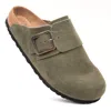 Aerothotic - Atlas Genuine Leather Clogs For Women With Arch Support In Green
