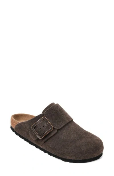 Aerothotic Atlas Suede Clog In Gray