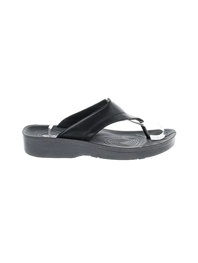 Pre-owned Aerothotic Flip Flops In Black