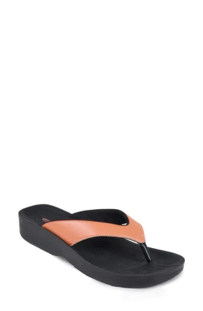 Aerothotic Flumen Flip Flop In Orange
